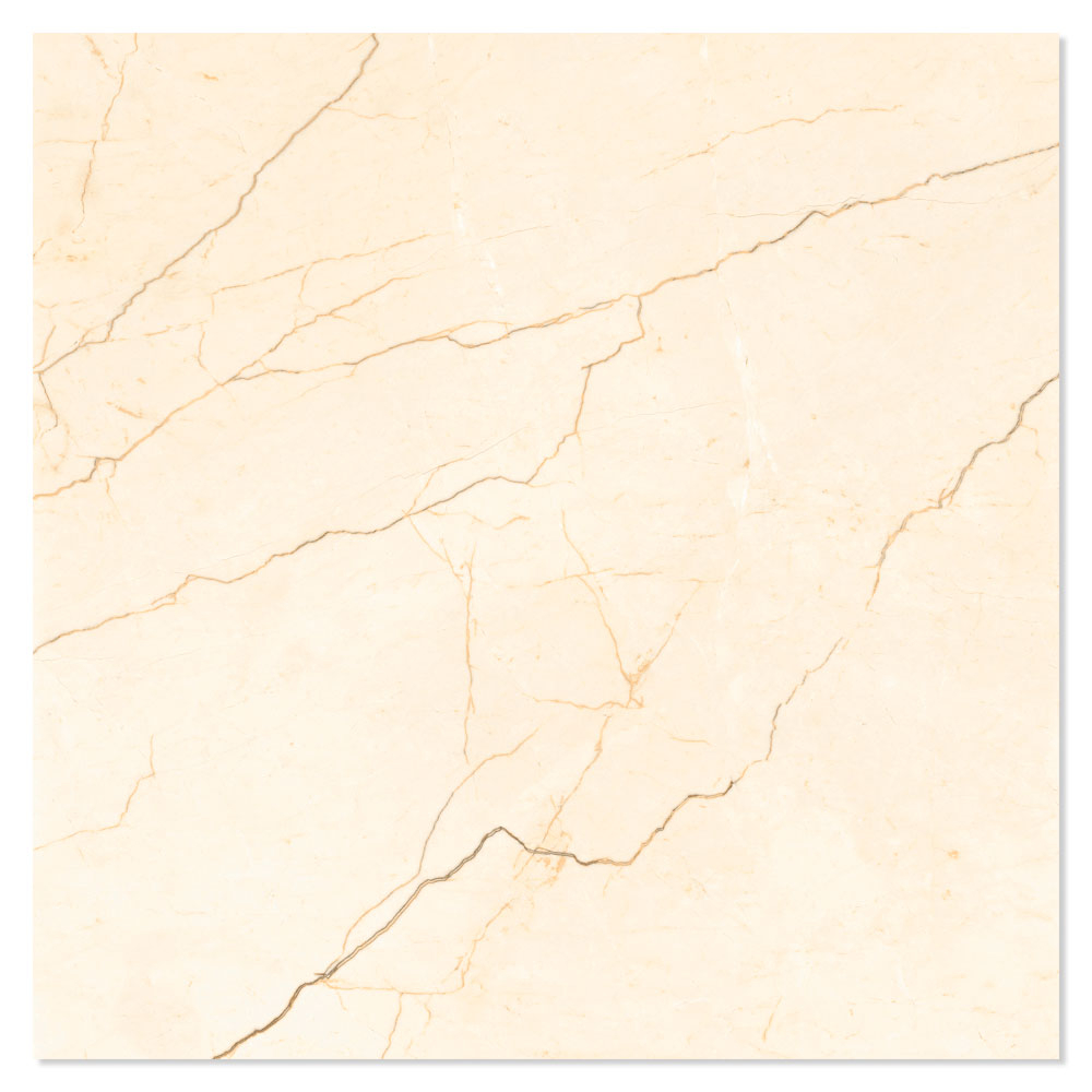 Marmor Gulvflis Avorio Beige Polert 120x120 cm